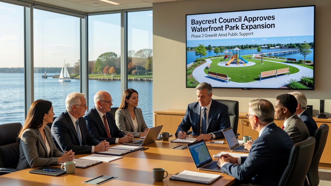 Baycrest Council Approves Waterfront Park Expansion